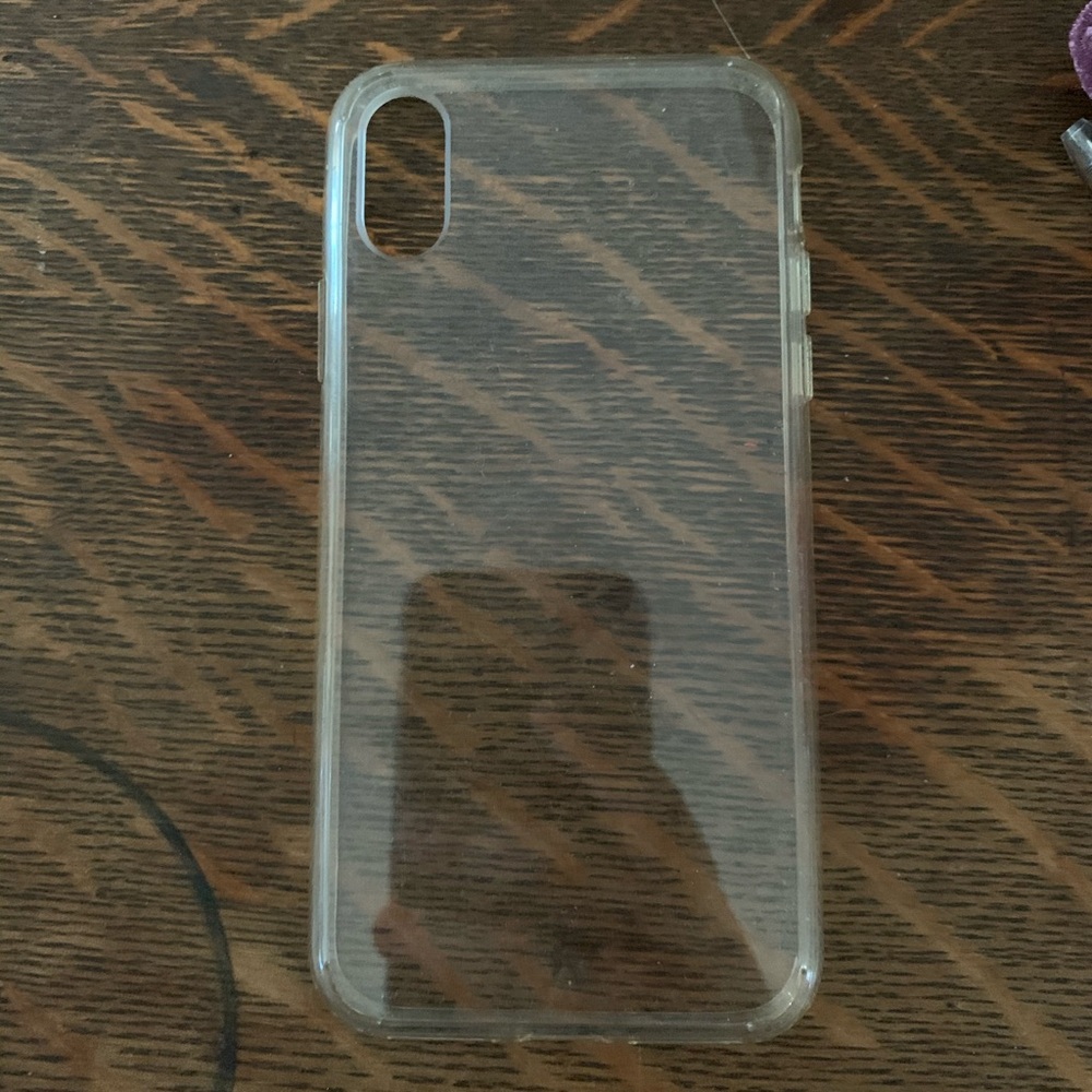 Clear iPhone X/XS case